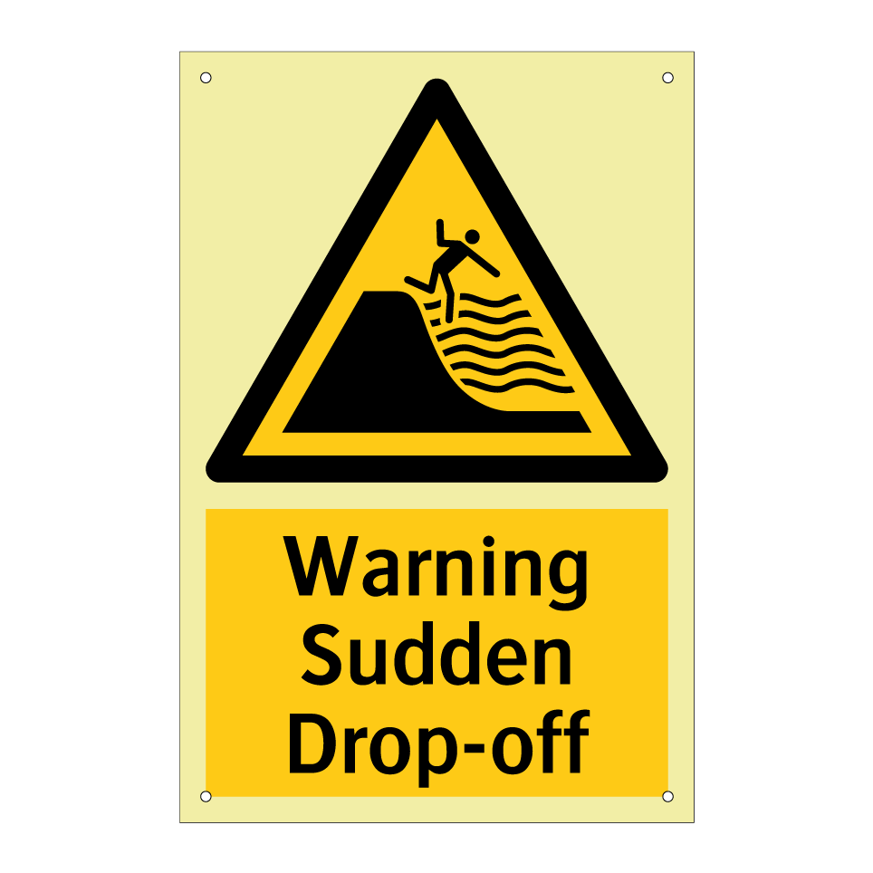 Warning Sudden Drop-off