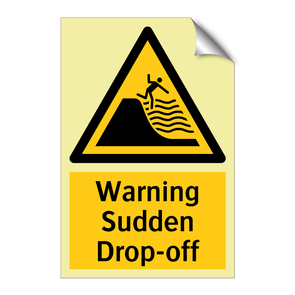 Warning Sudden Drop-off