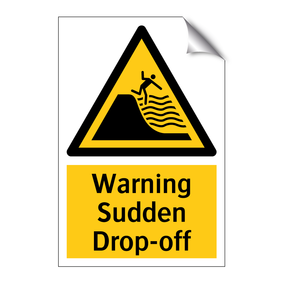 Warning Sudden Drop-off