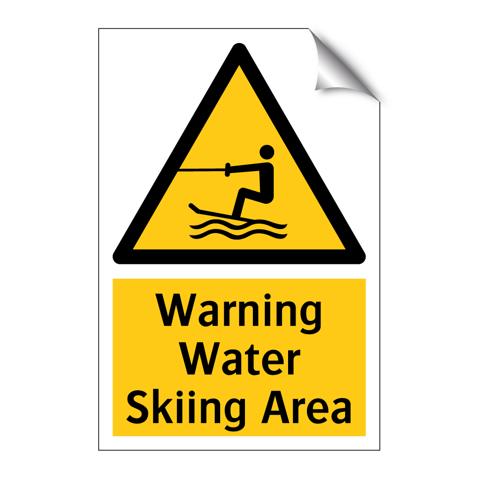 Warning Water Skiing Area