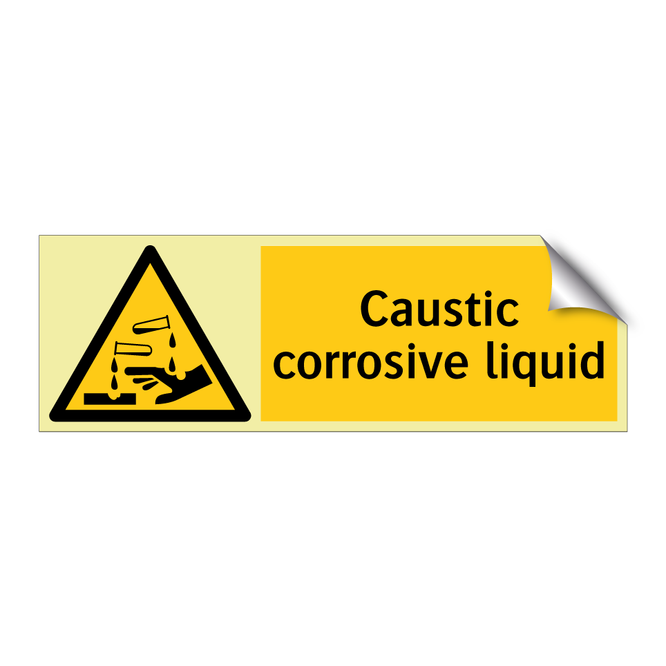 Caustic corrosive liquid