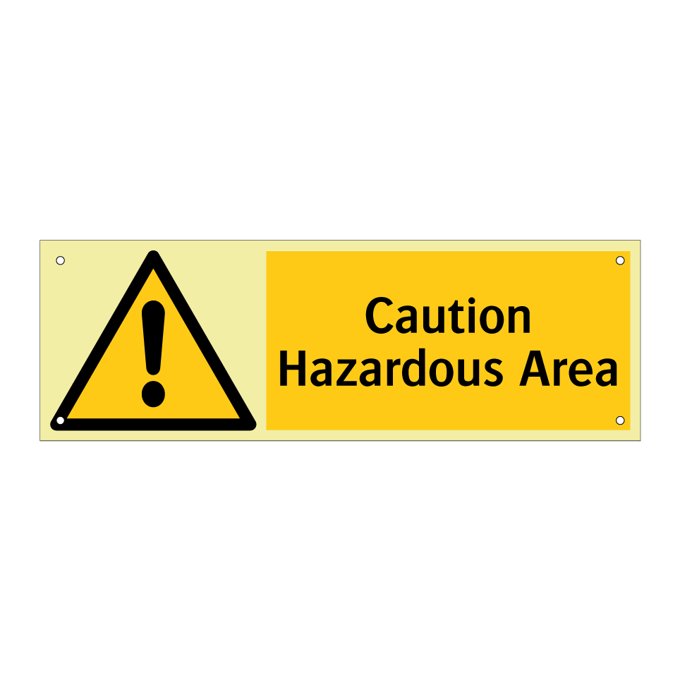 Caution Hazardous Area