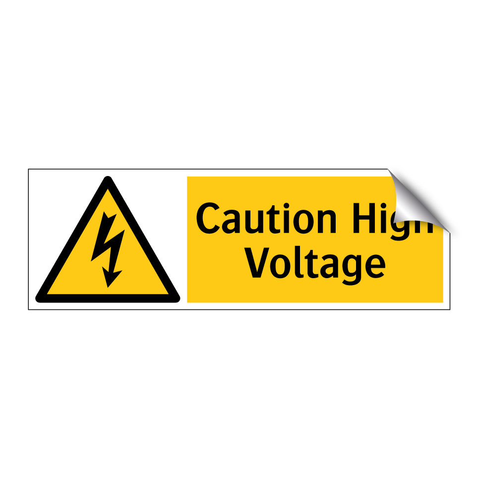 Caution High Voltage