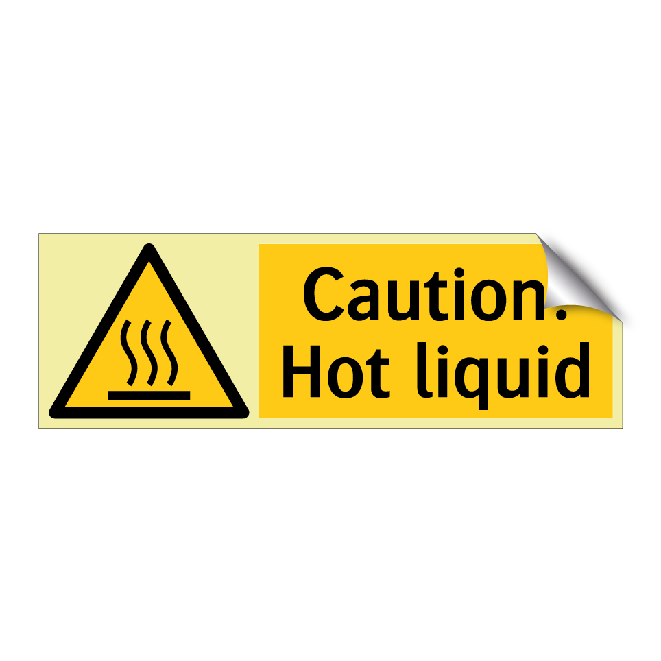 Caution! Hot liquid