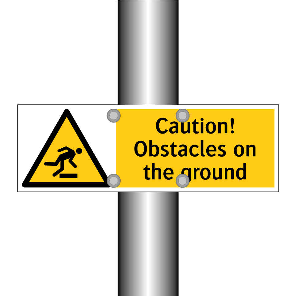 Caution! Obstacles on the ground