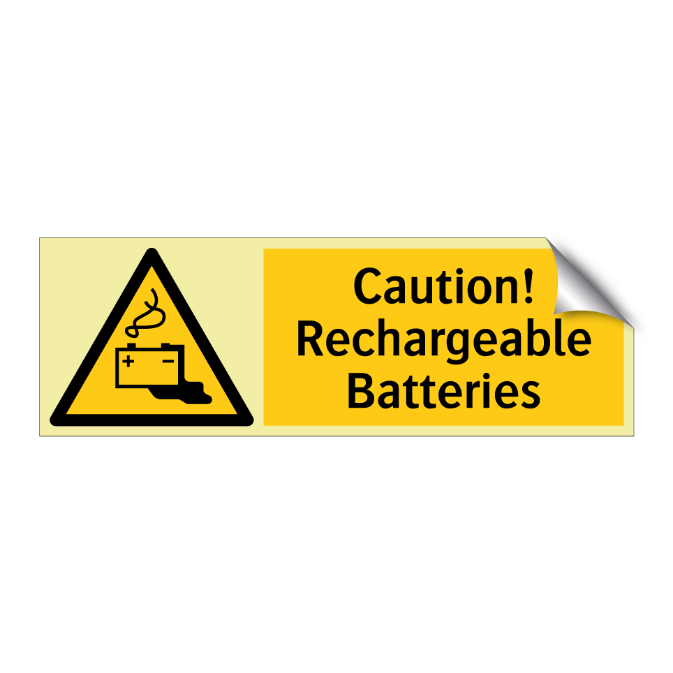 Caution! Rechargeable Batteries