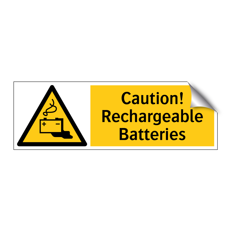 Caution! Rechargeable Batteries