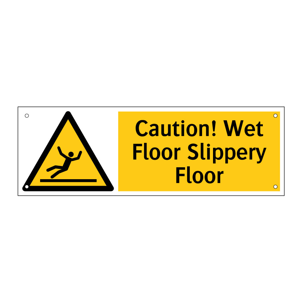 Caution! Wet Floor Slippery Floor