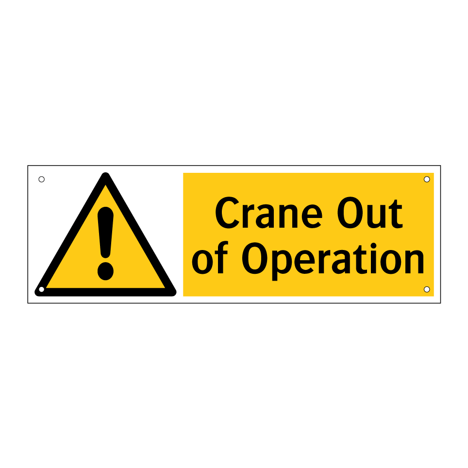 Crane Out of Operation