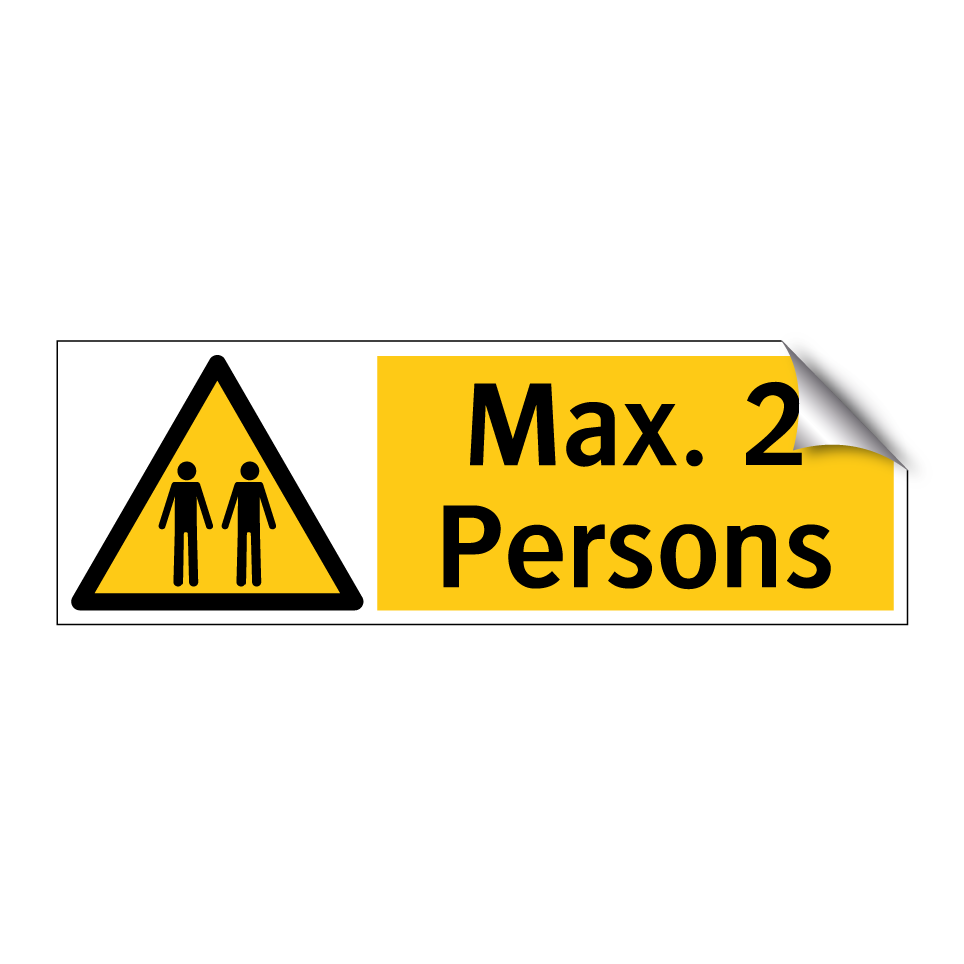 Max. 2 Persons