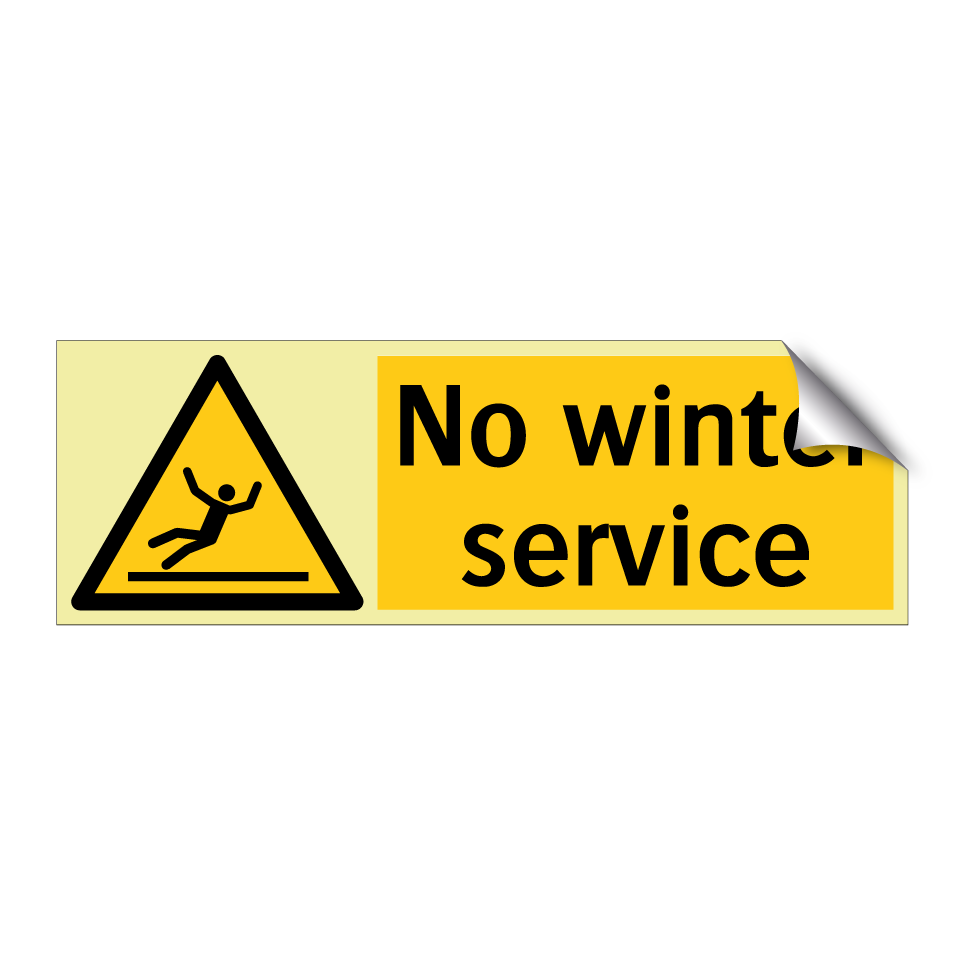 No winter service