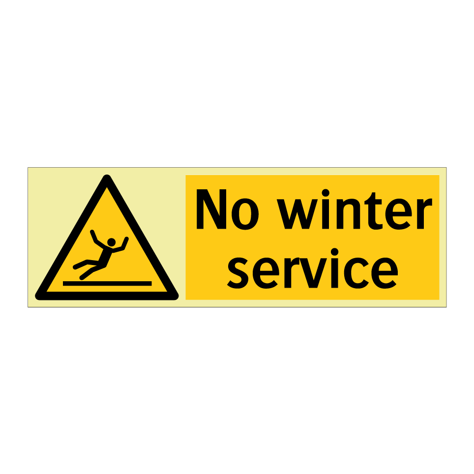 No winter service