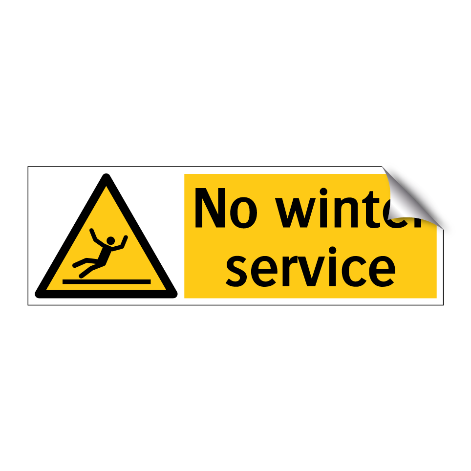 No winter service