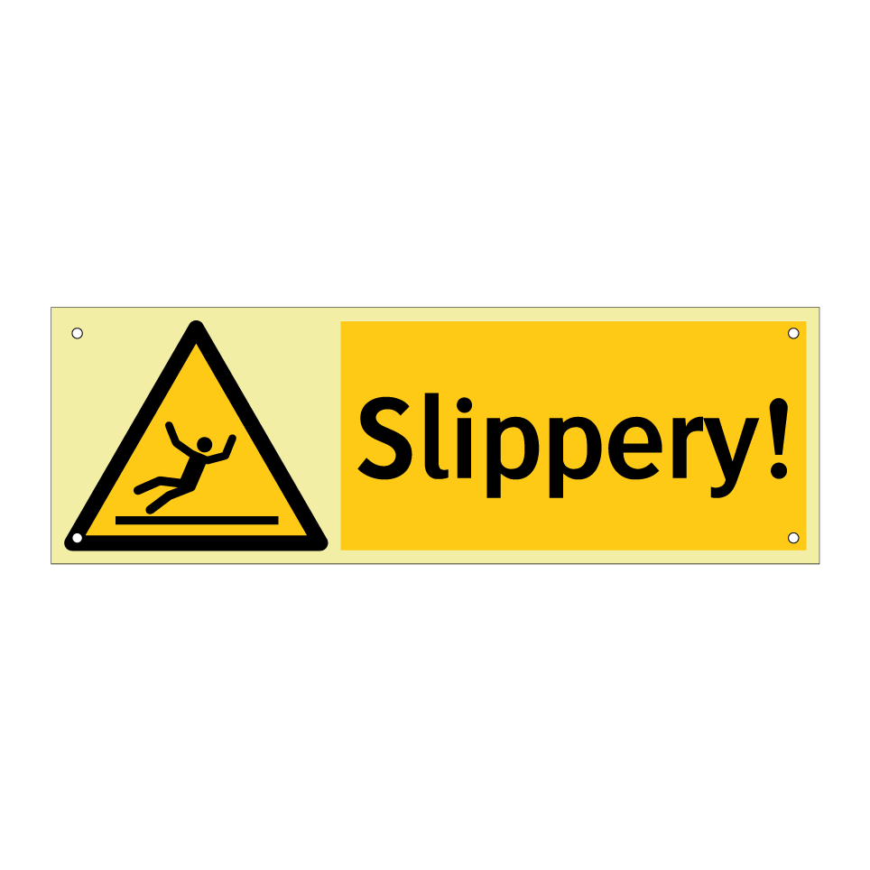 Slippery!