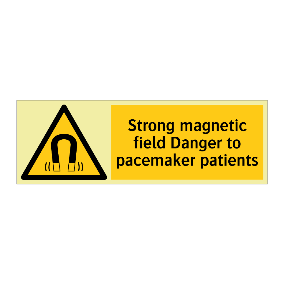 Strong magnetic field Danger to pacemaker patients