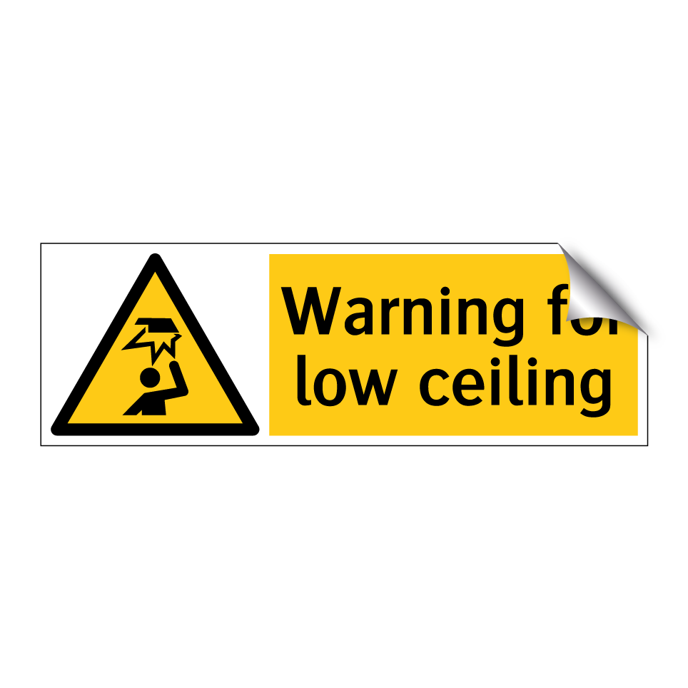 Warning for low ceiling