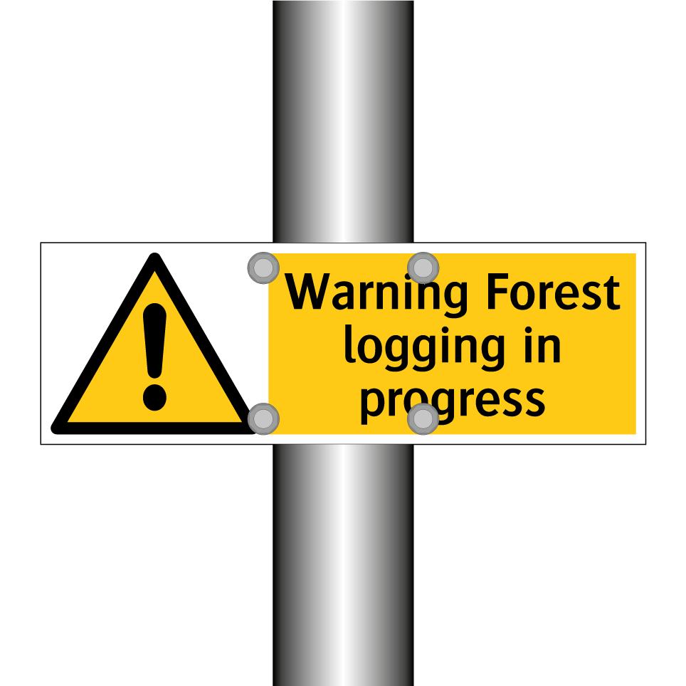 Warning Forest logging in progress