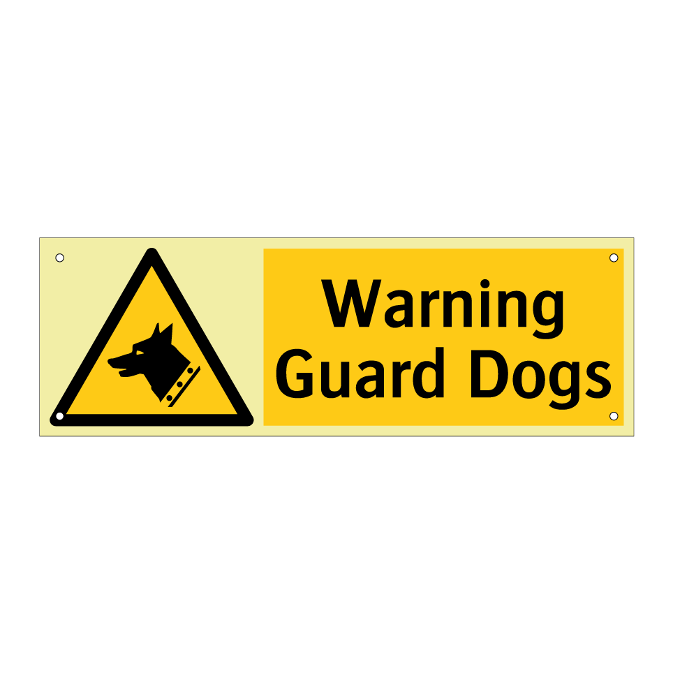 Warning Guard Dogs