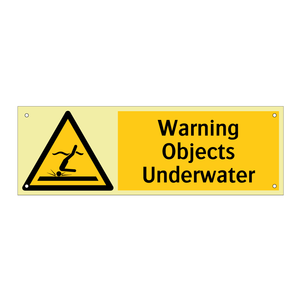 Warning Objects Underwater
