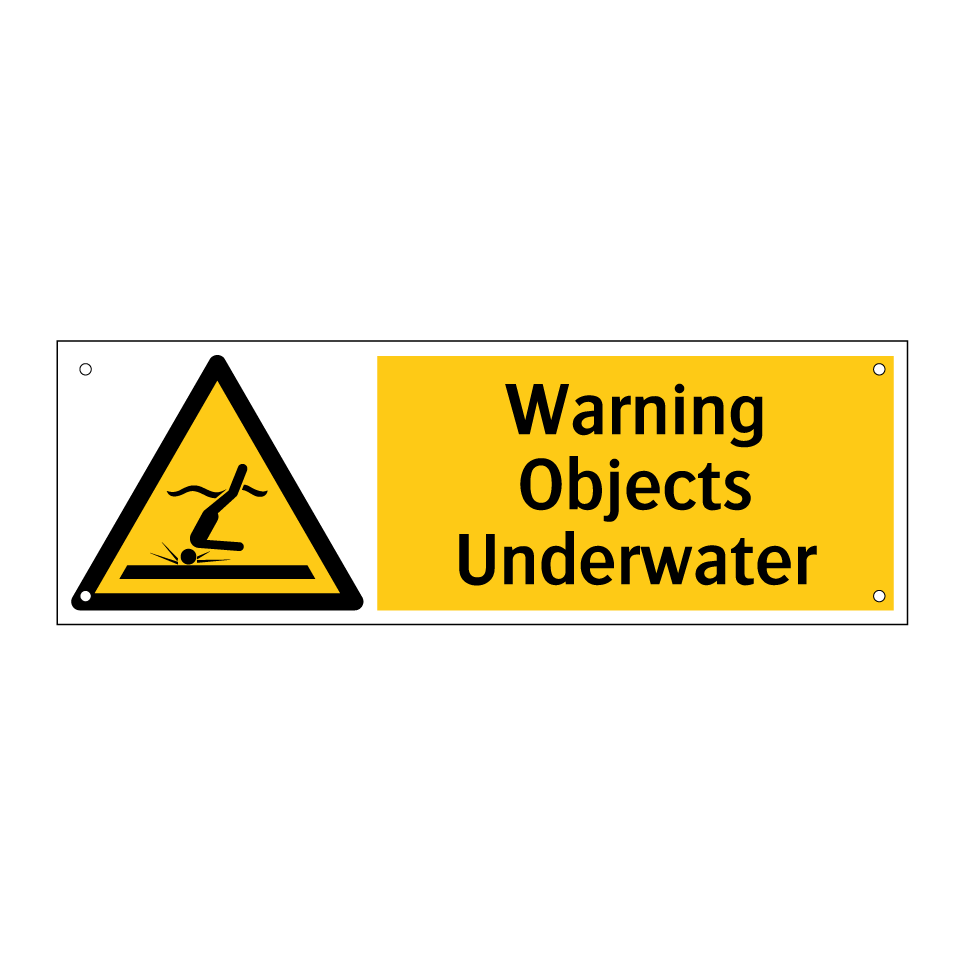 Warning Objects Underwater