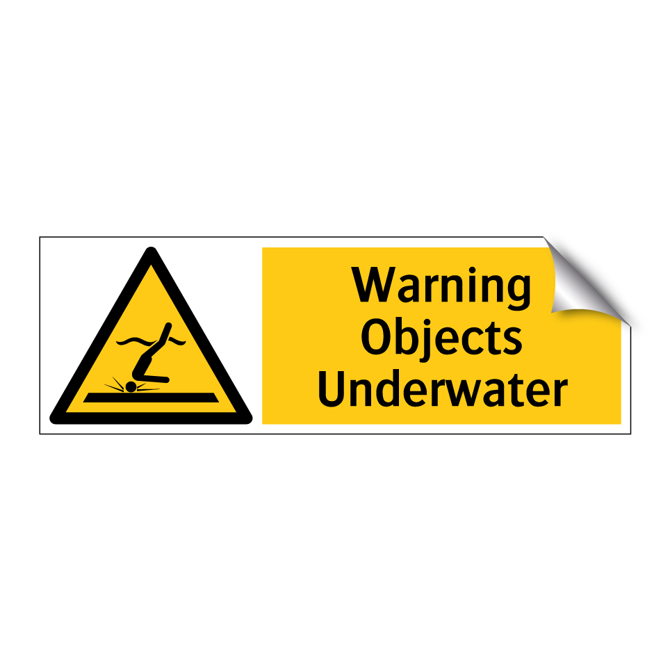 Warning Objects Underwater
