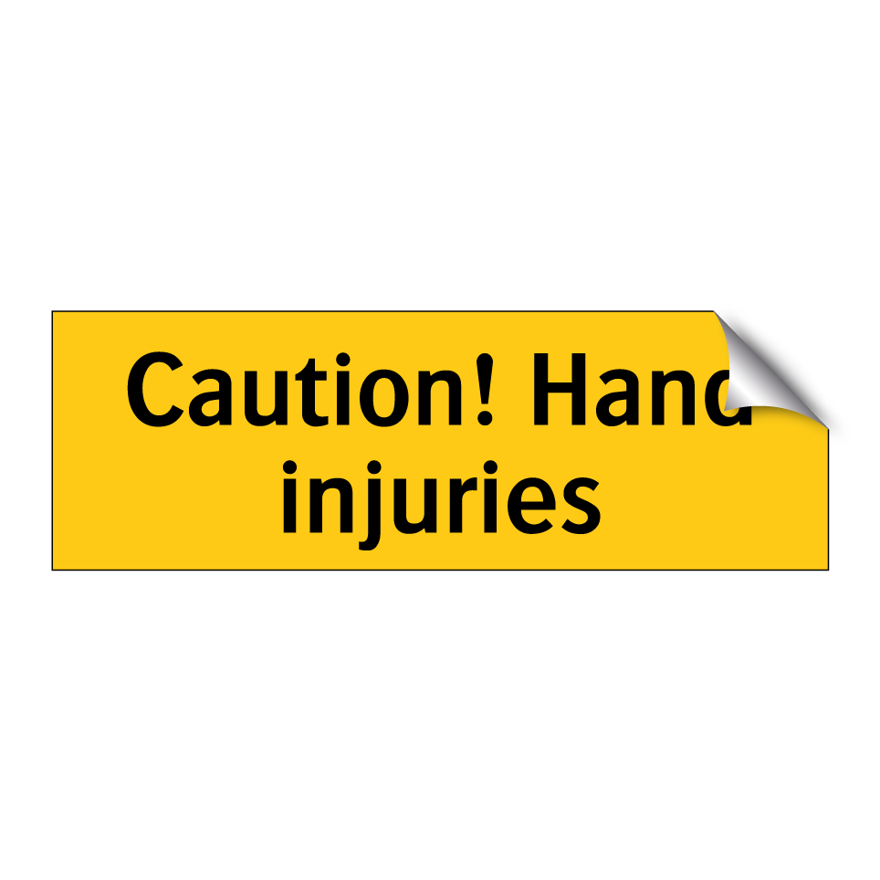 Caution! Hand injuries