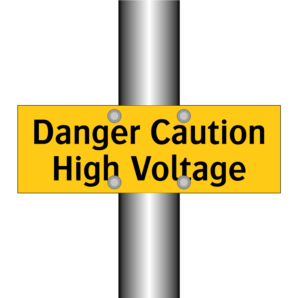 Danger Caution High Voltage