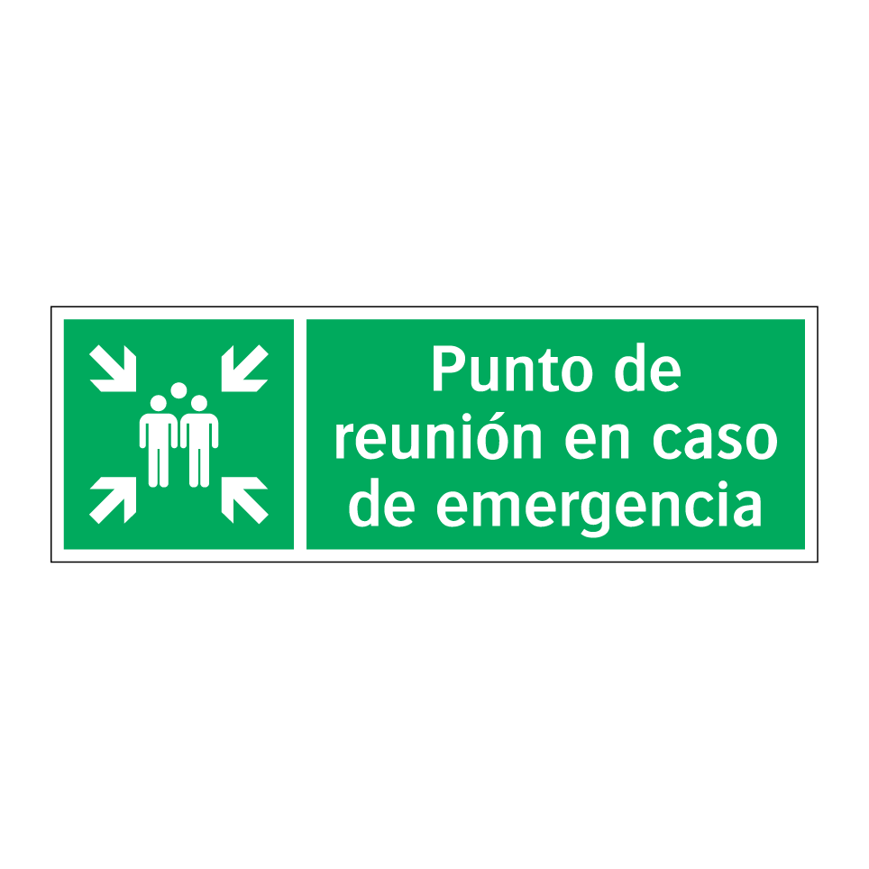 Punto de reunión en caso de emergencia