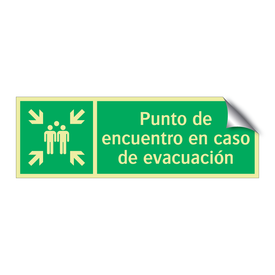Punto de encuentro en caso de evacuación