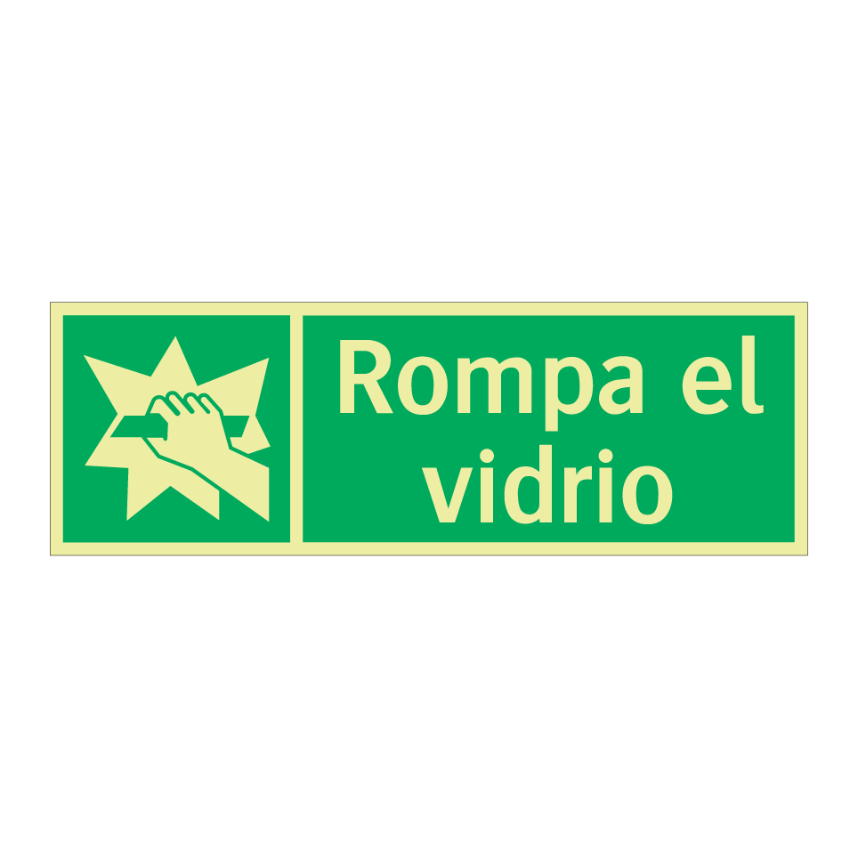 Rompa el vidrio