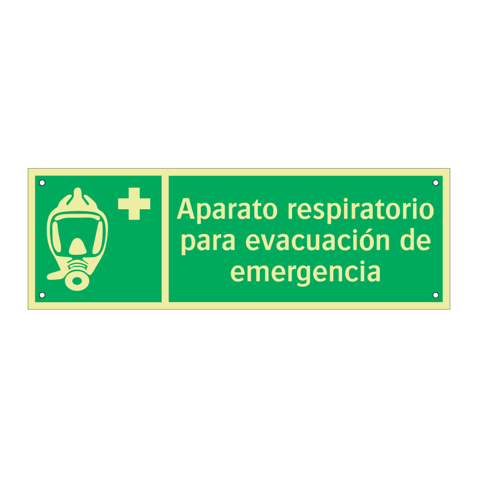 Aparato respiratorio para evacuación de emergencia