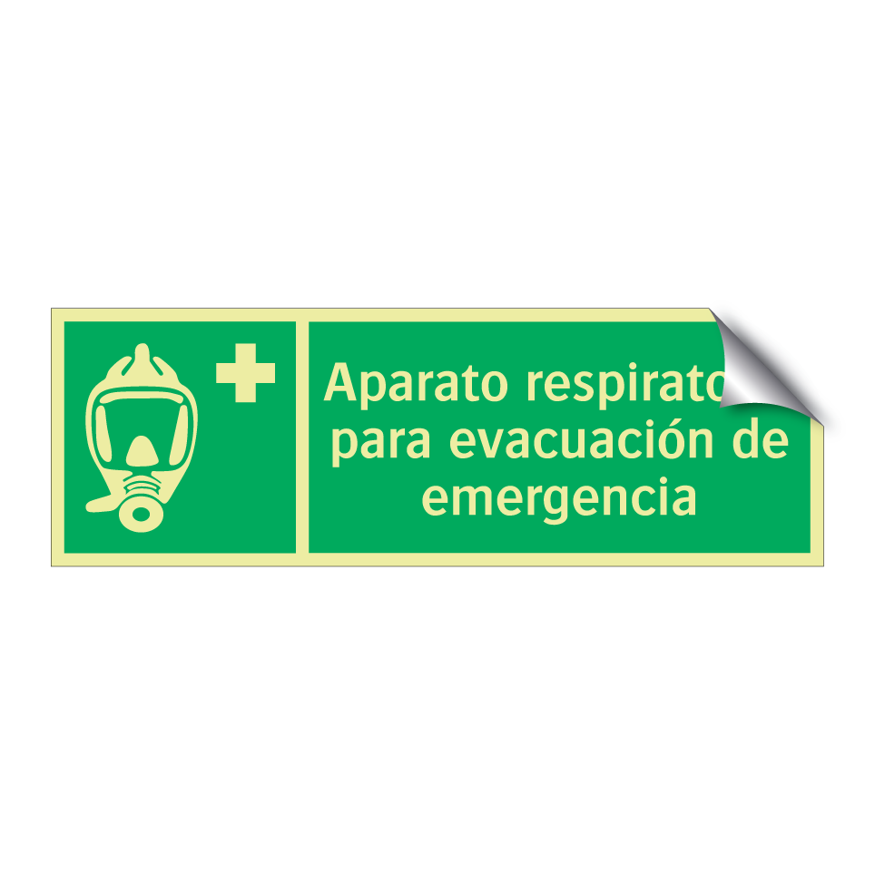 Aparato respiratorio para evacuación de emergencia
