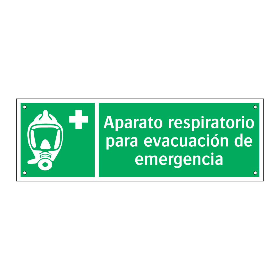 Aparato respiratorio para evacuación de emergencia
