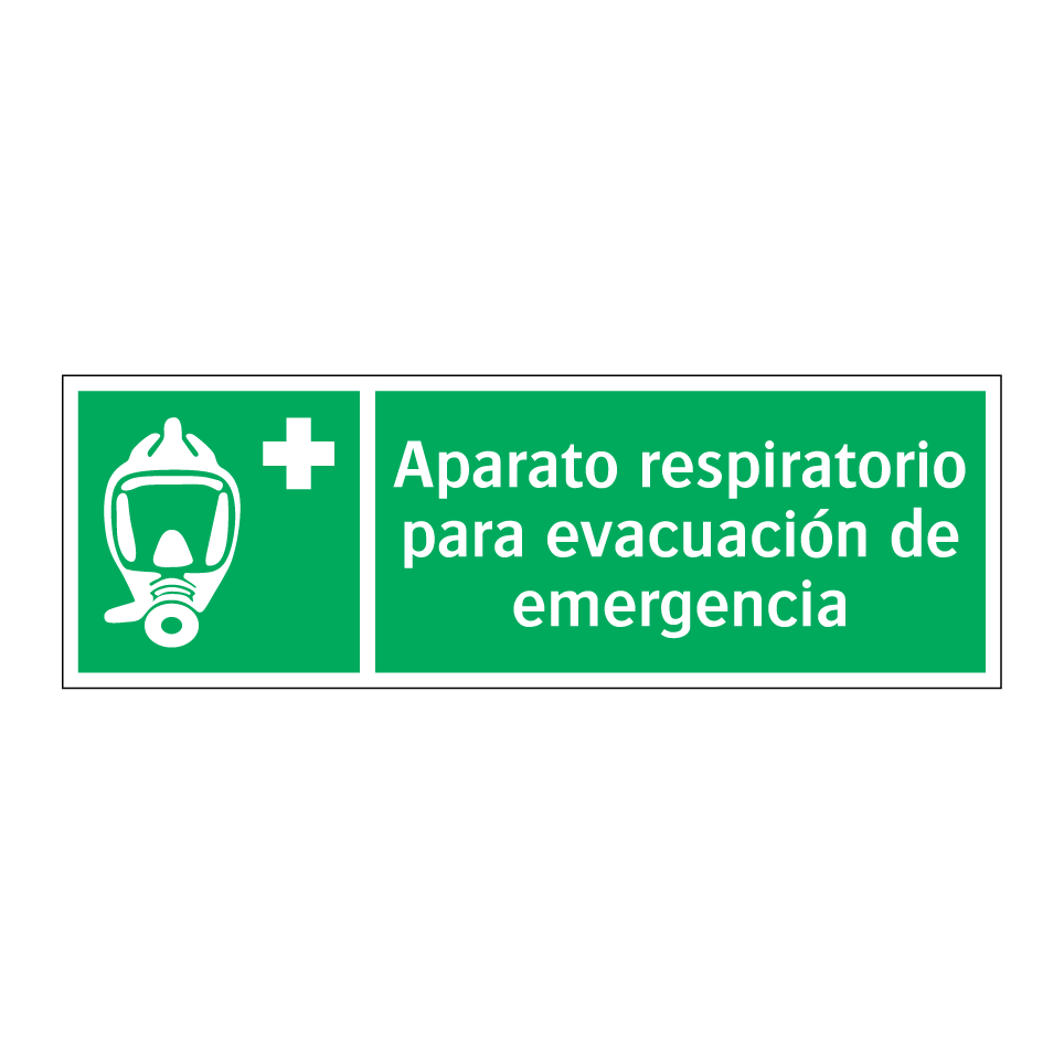 Aparato respiratorio para evacuación de emergencia