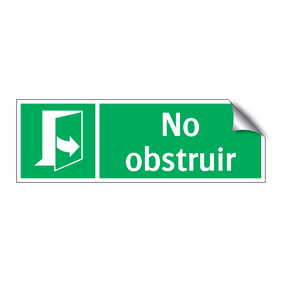 No obstruir