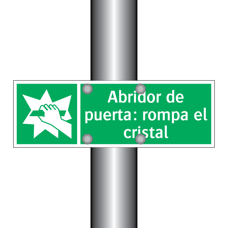 Abridor de puerta: rompa el cristal