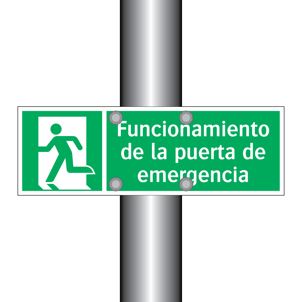 Funcionamiento de la puerta de emergencia