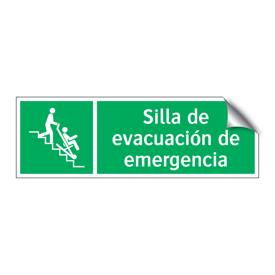 Silla de evacuación de emergencia