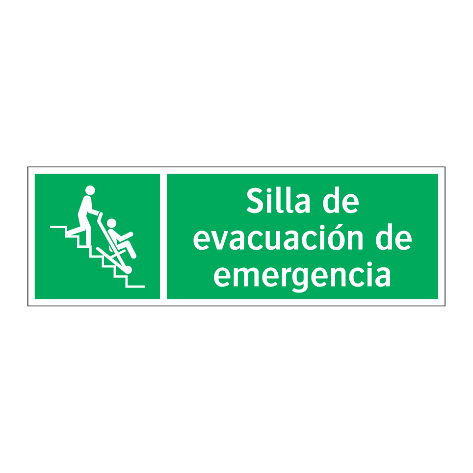 Silla de evacuación de emergencia