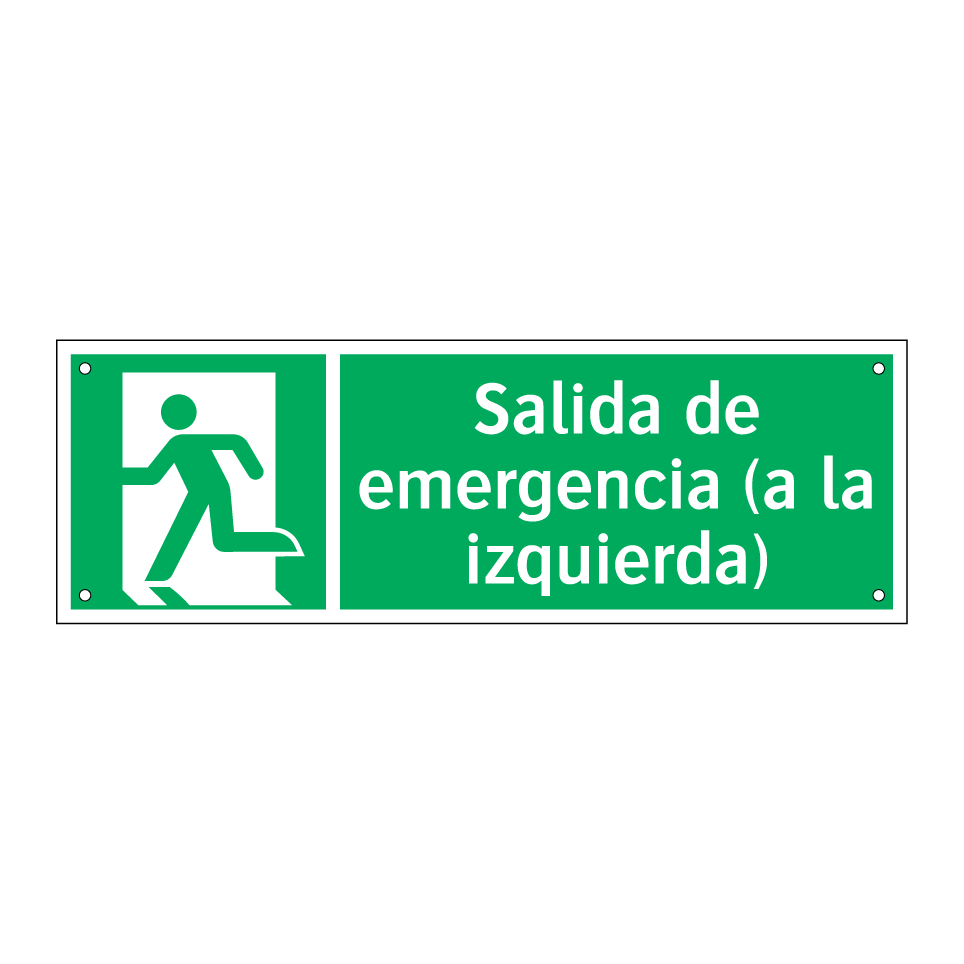 Salida de emergencia (a la izquierda)