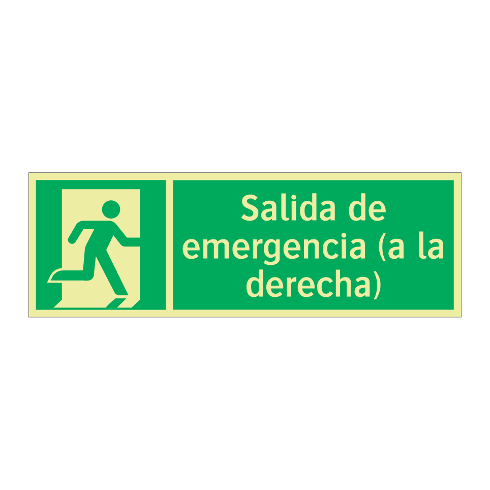 Salida de emergencia (a la derecha)