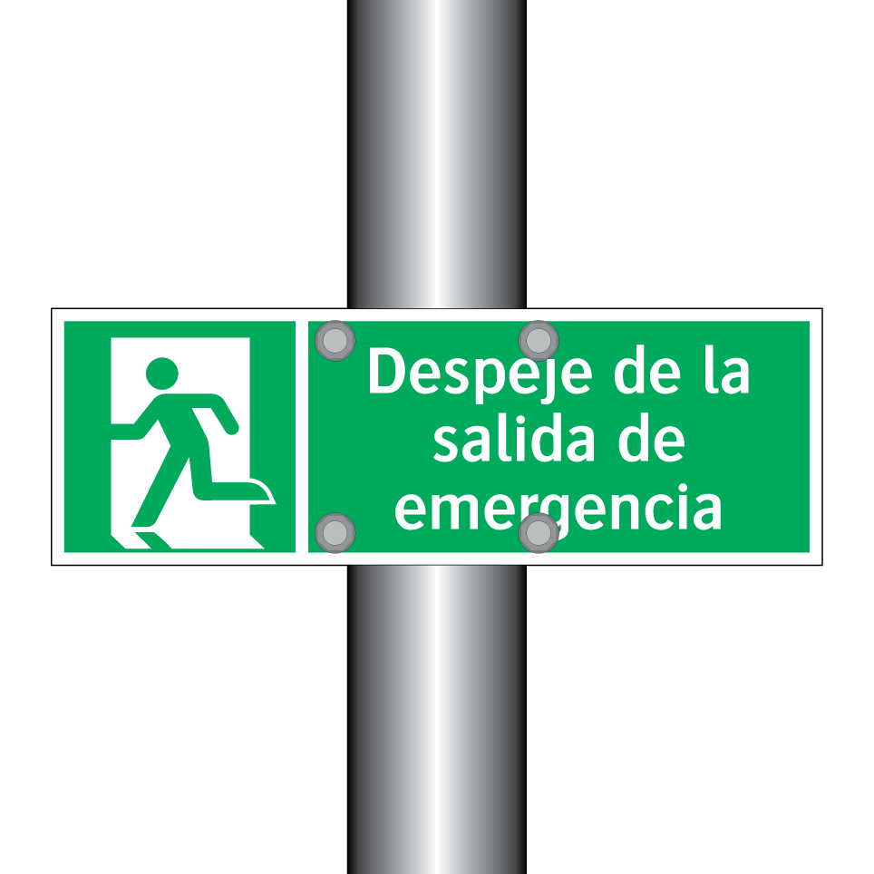 Despeje de la salida de emergencia