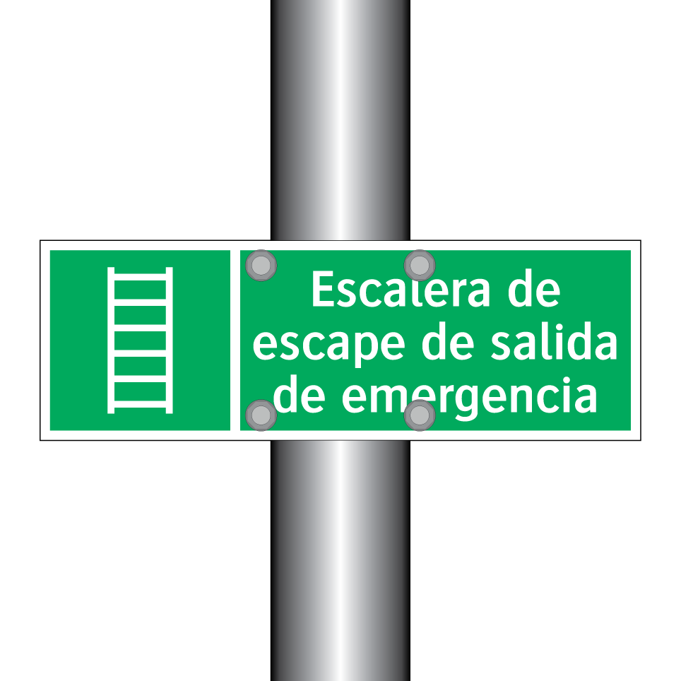 Escalera de escape de salida de emergencia