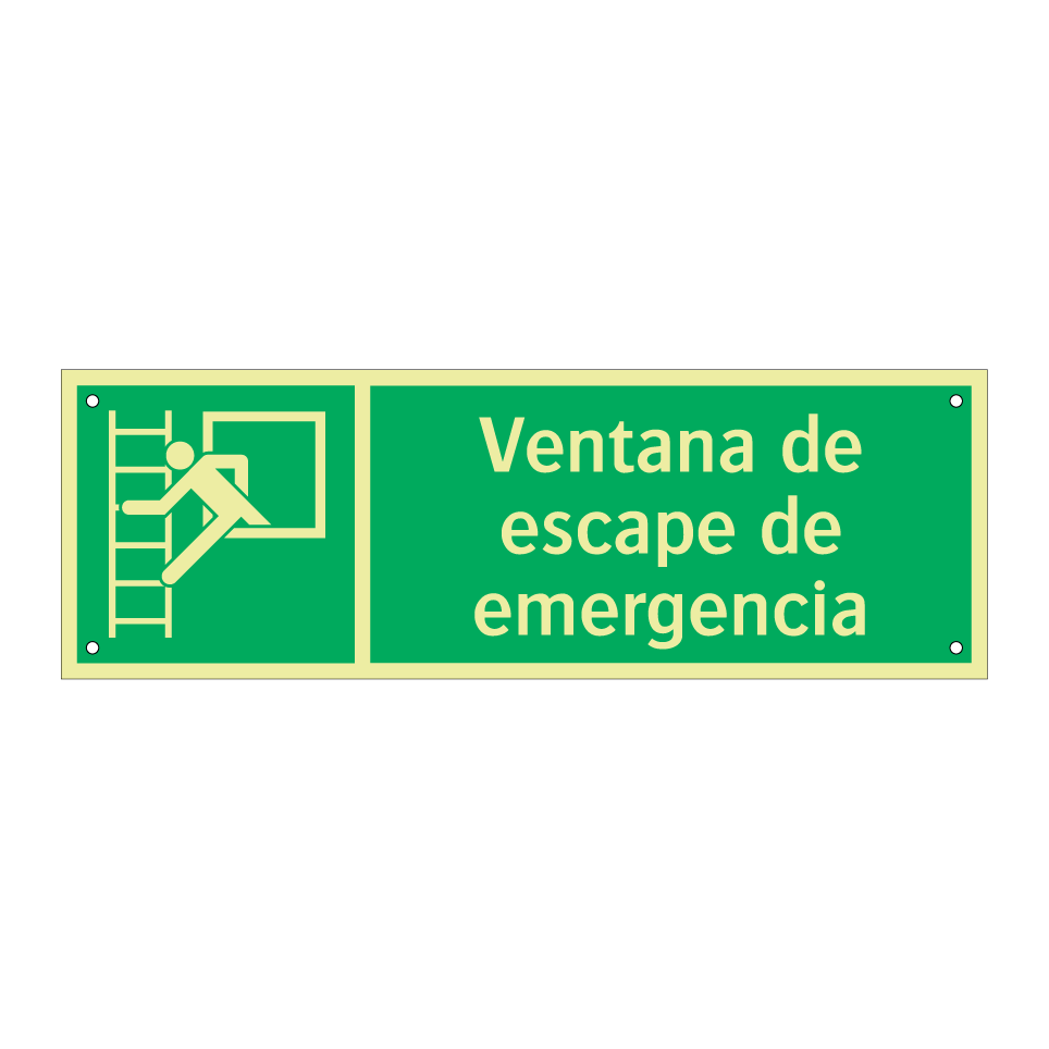 Ventana de escape de emergencia
