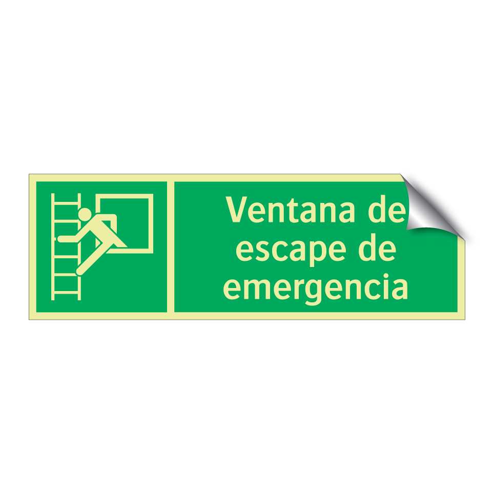 Ventana de escape de emergencia