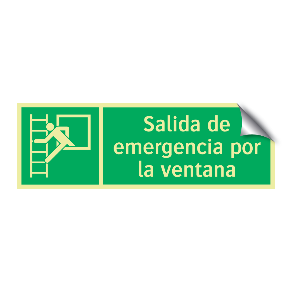 Salida de emergencia por la ventana