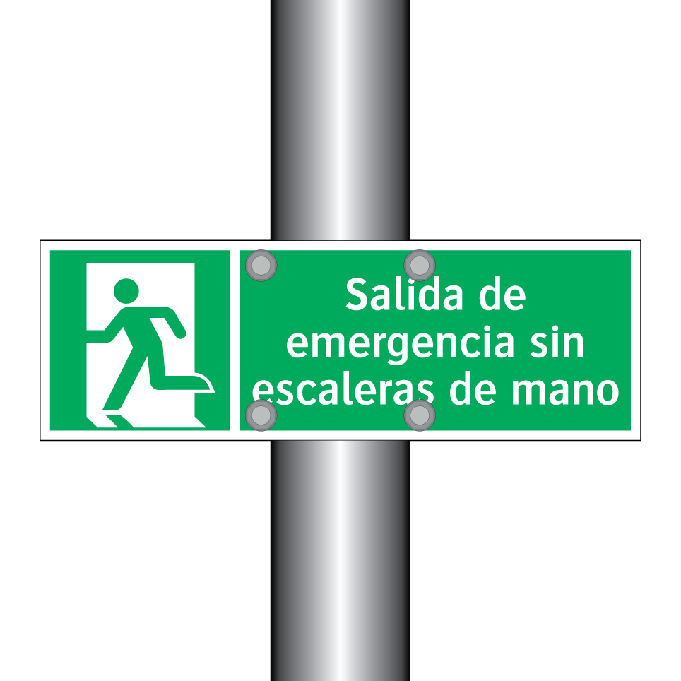 Salida de emergencia sin escaleras de mano