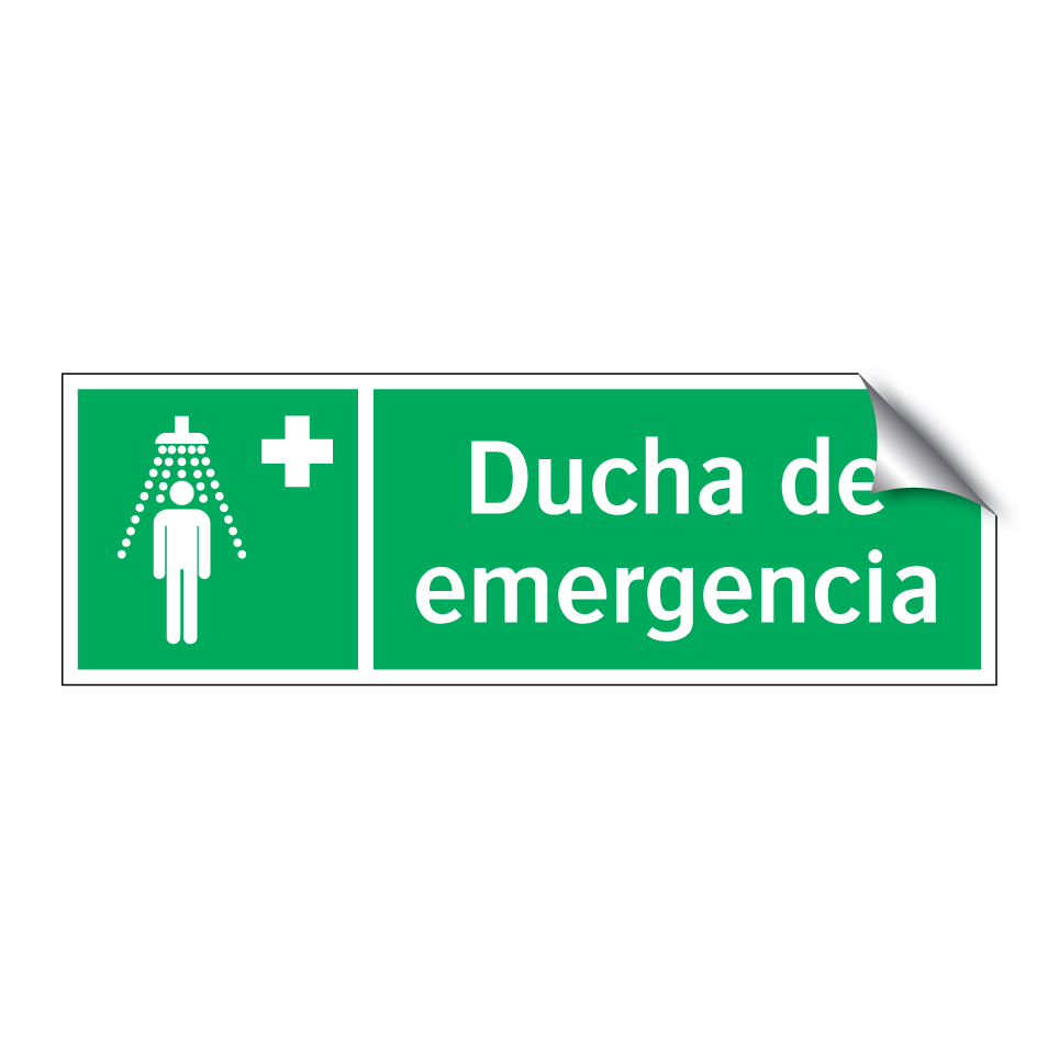 Ducha de emergencia