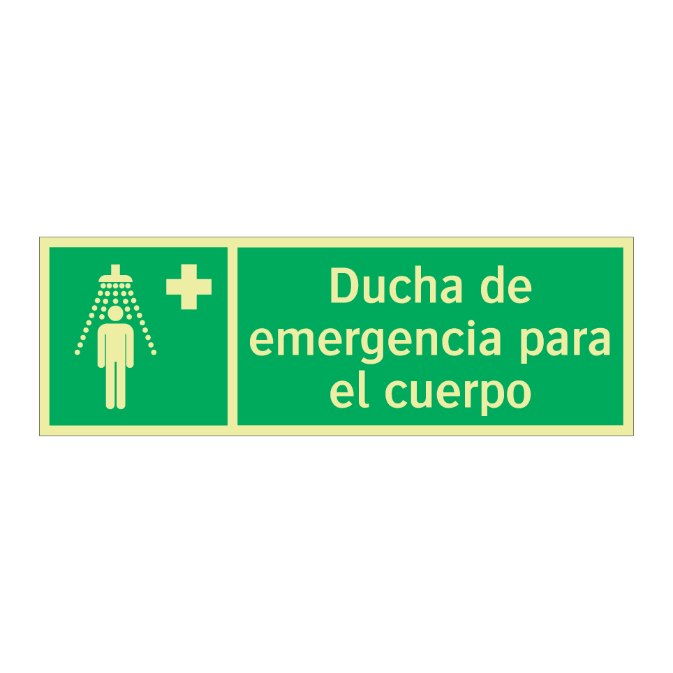 Ducha de emergencia para el cuerpo