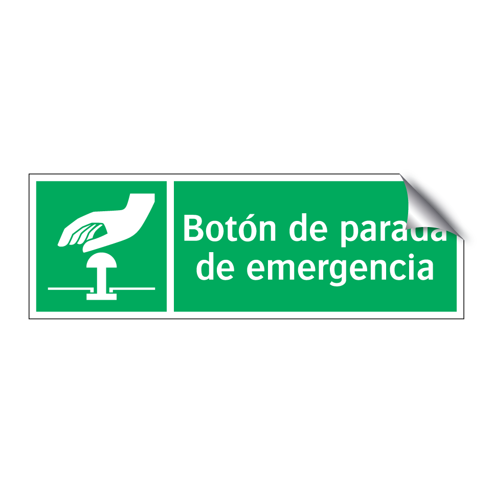 Botón de parada de emergencia